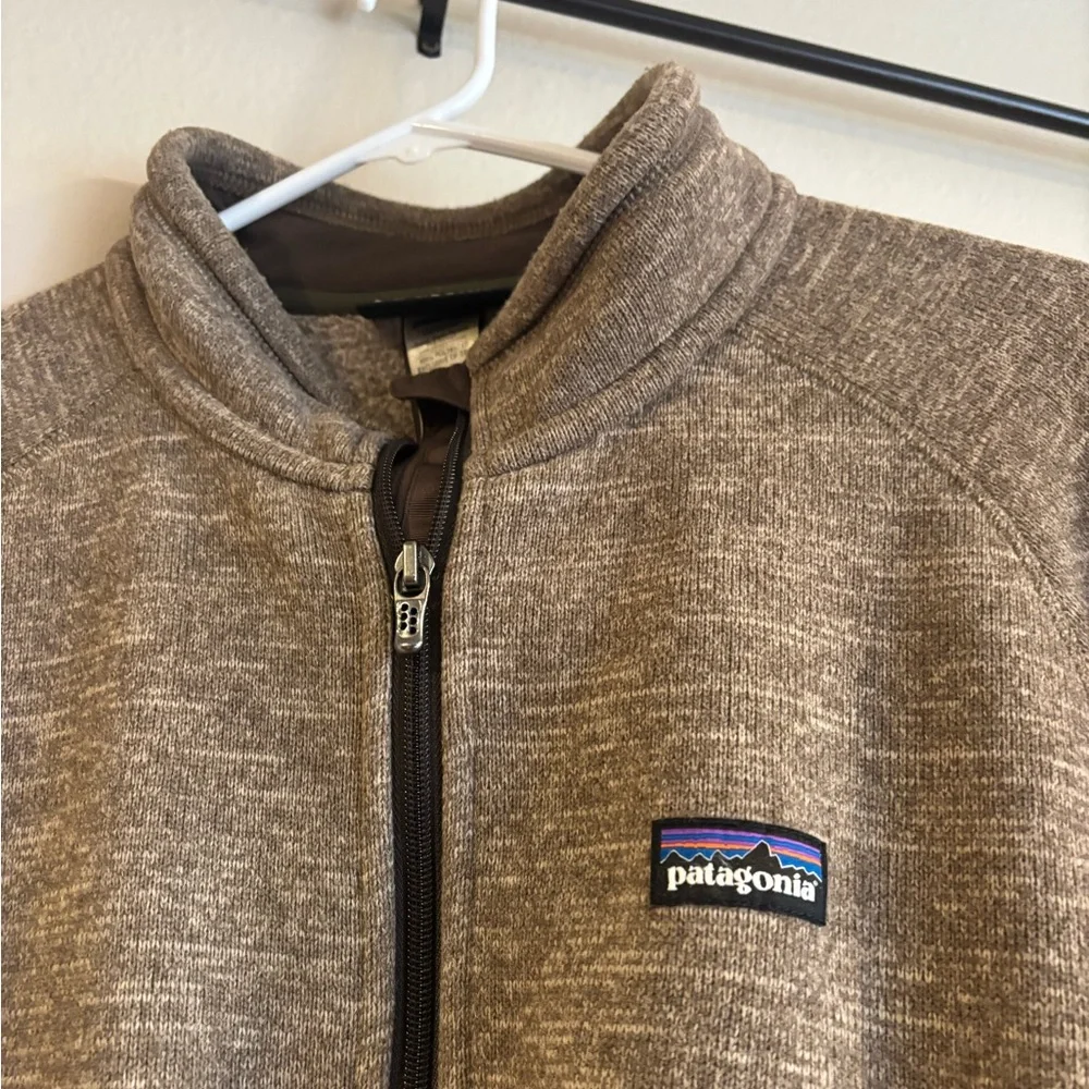 Patagonia men’s better sweater fleece jacket brown size large - Picture 2 of 6